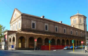 Veduta dall'esterno dell'ospedale Santo Spirito di Roma, a pochi minuti dal nostro B&B.