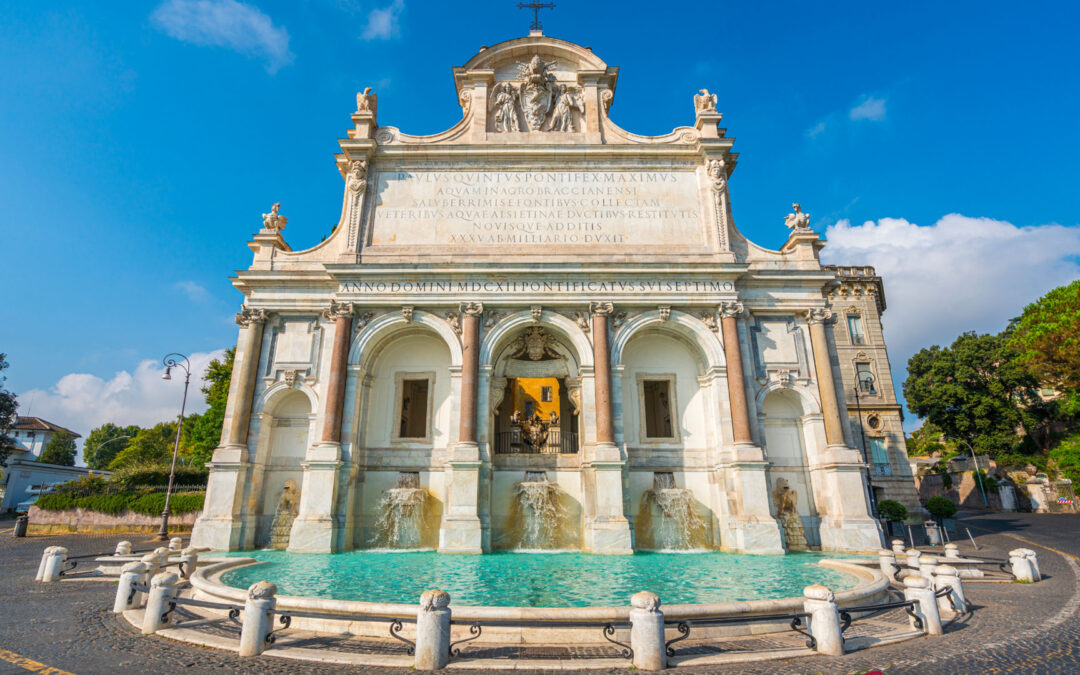 Fontana dell'Acqua Paola al Gianicolo, Il Fontanone di Papa Paolo V che si trova vicino al nostro B&B.